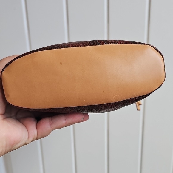 Etro Burgundy and Tan Paisley Drawstring Pouch NWOT AND BOX - Picture 5 of 11